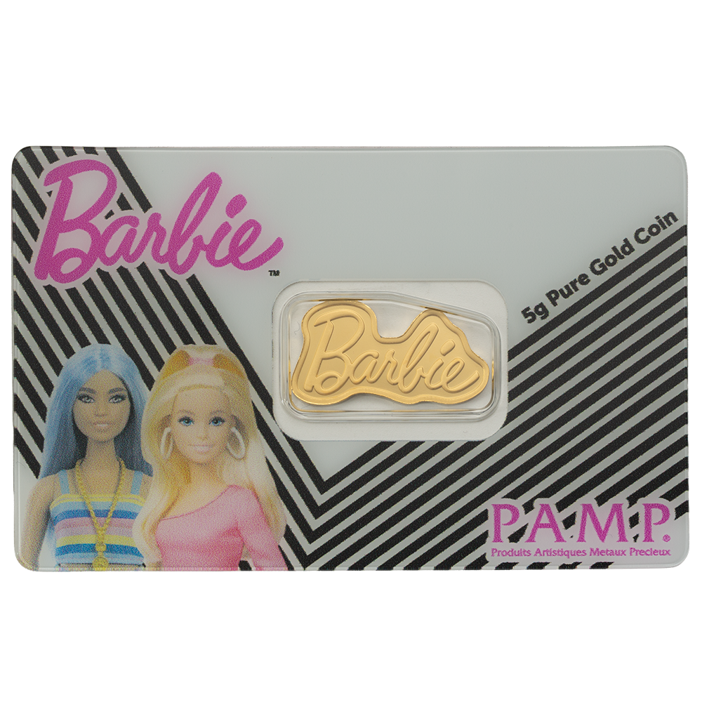 Barbie 5 g gold collectible