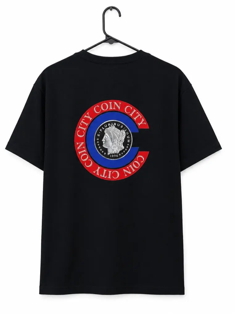 Coin City T-shirt back view