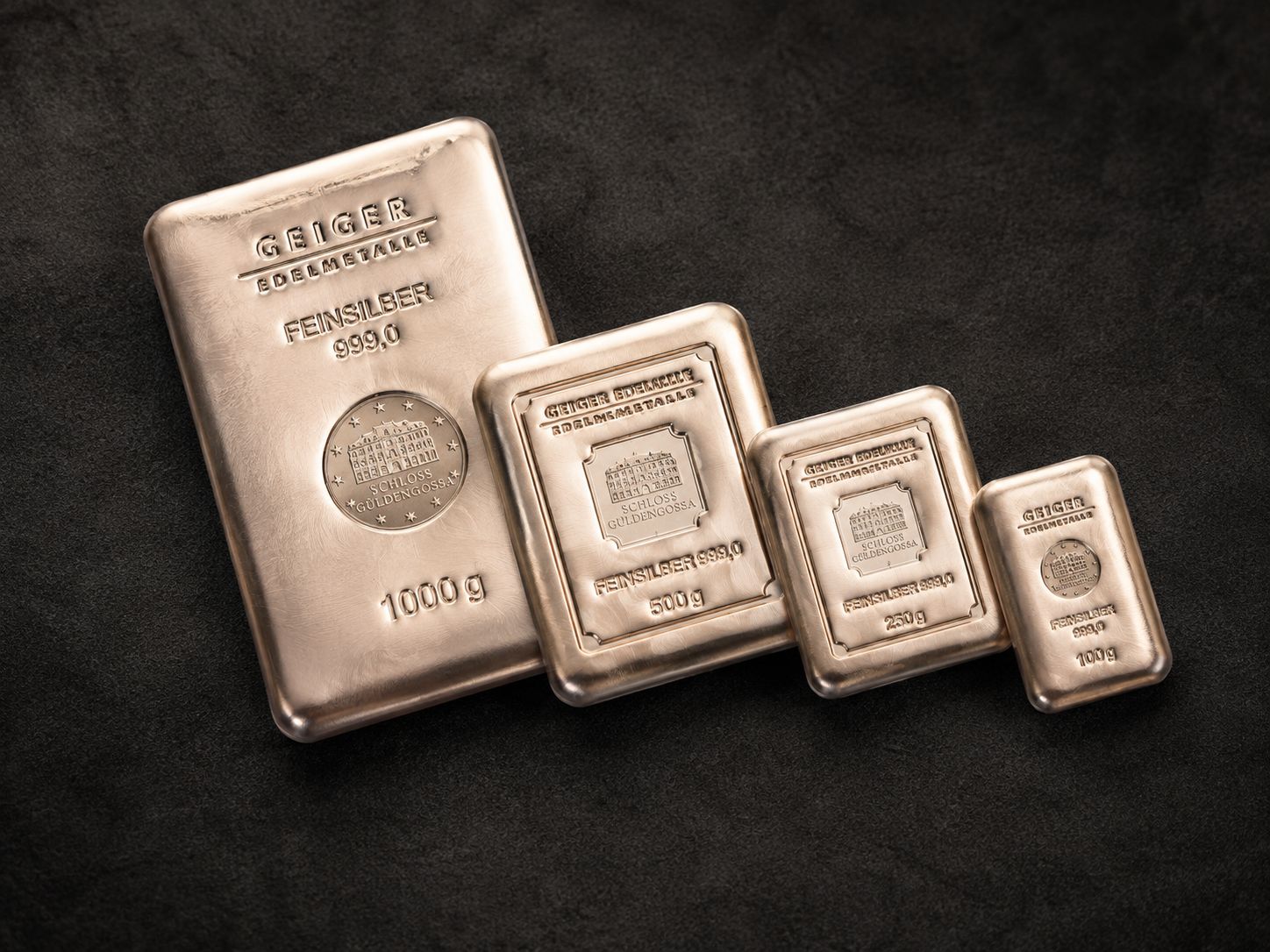 Geiger copper bars in multiple sizes