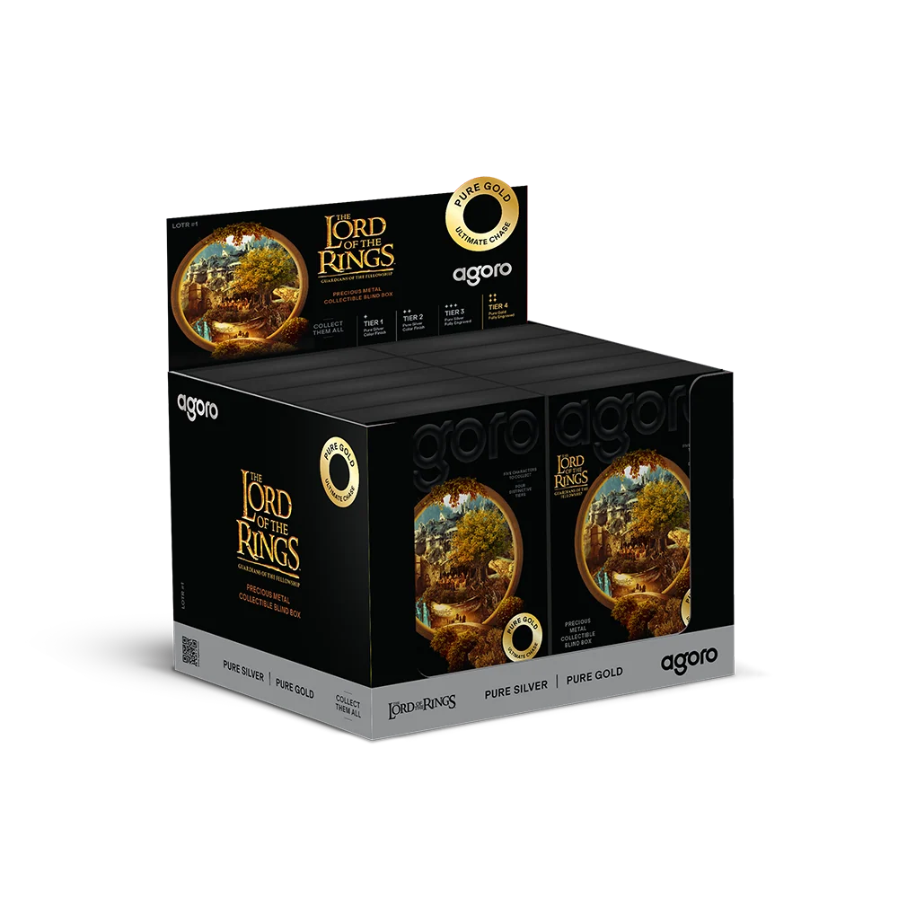 Agoro Blind Box Lord of the Rings Guardians of the Fellowship packaging